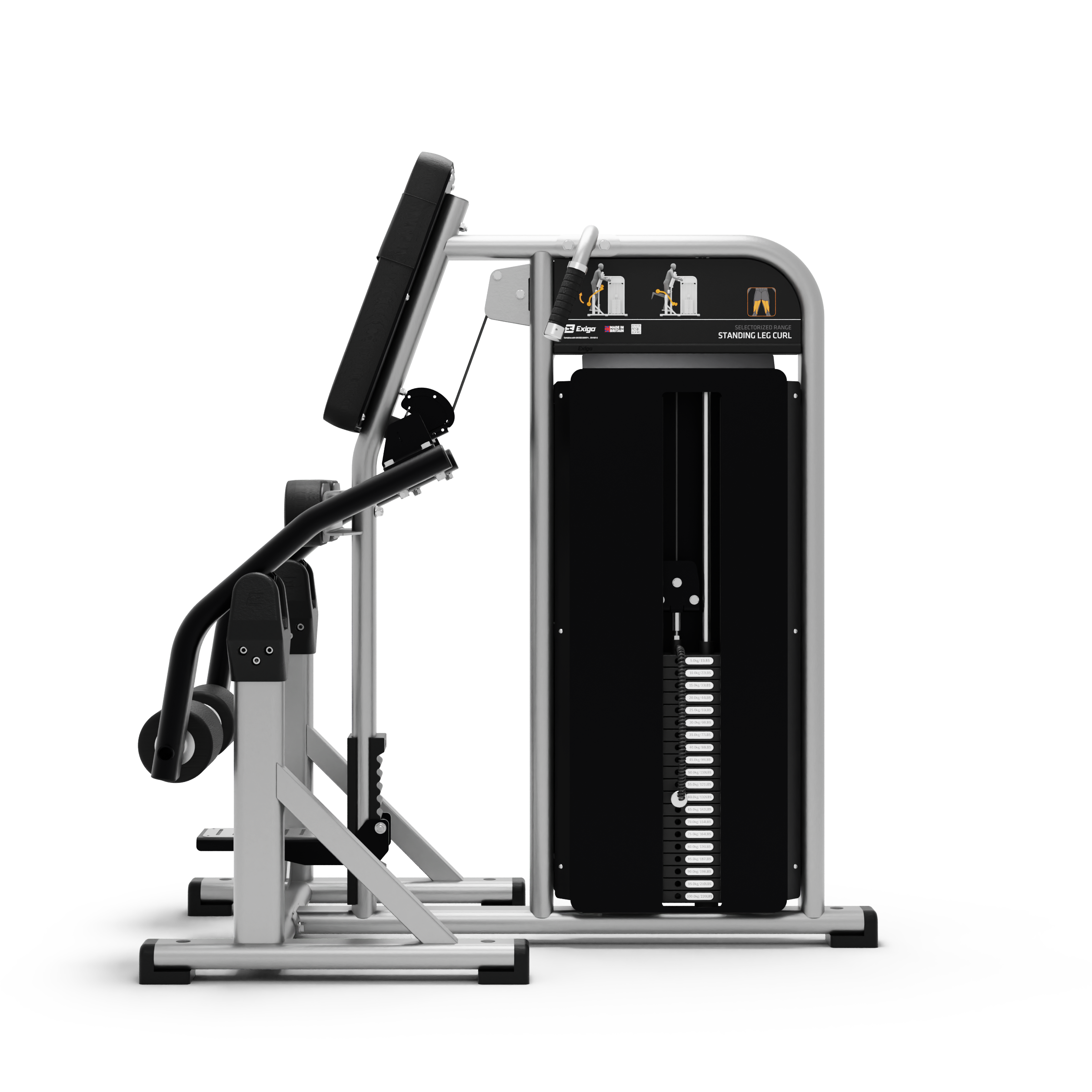 Exigo Selectorised Standing Leg Curl