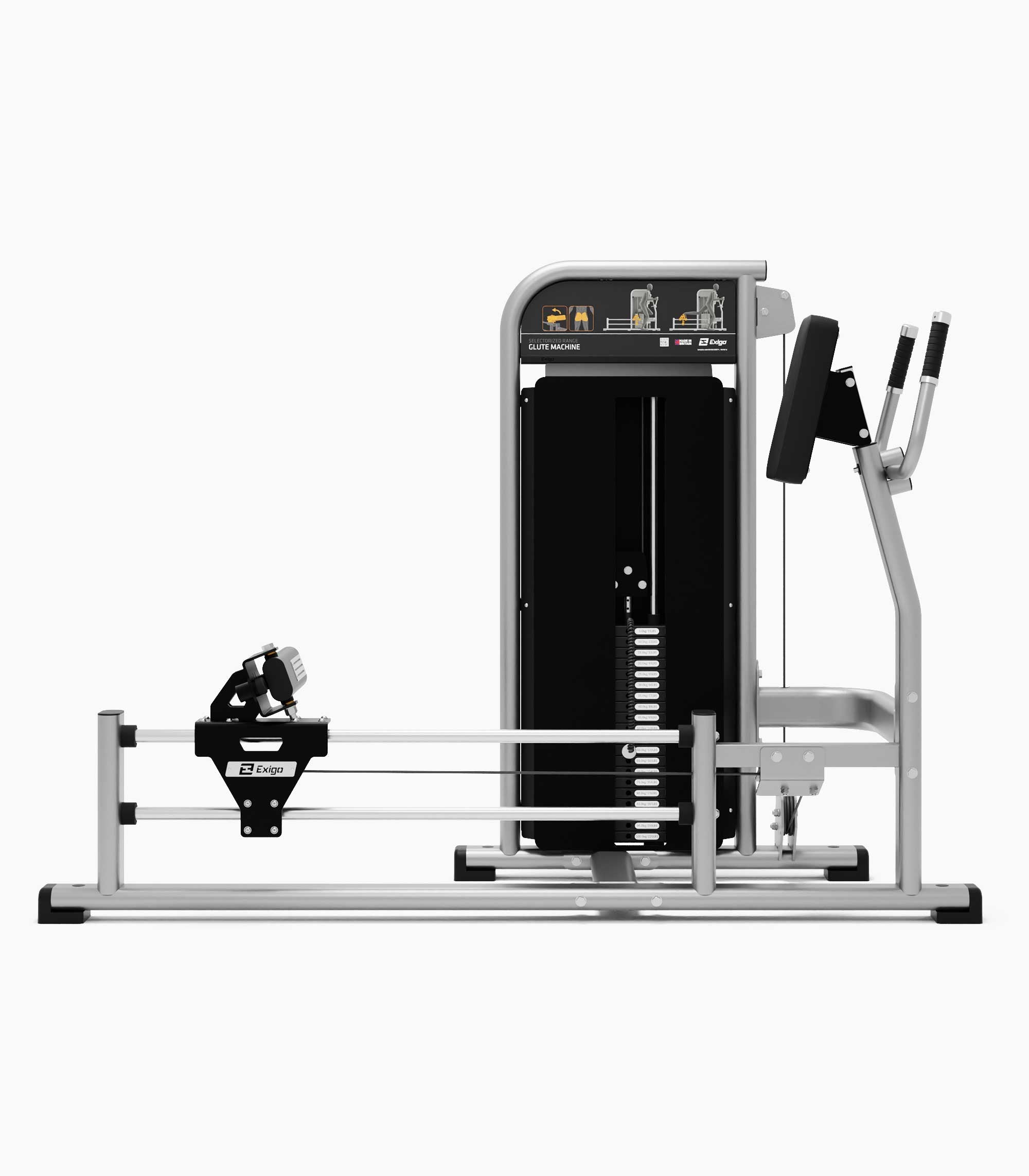 Exigo Selectorised Glute machine