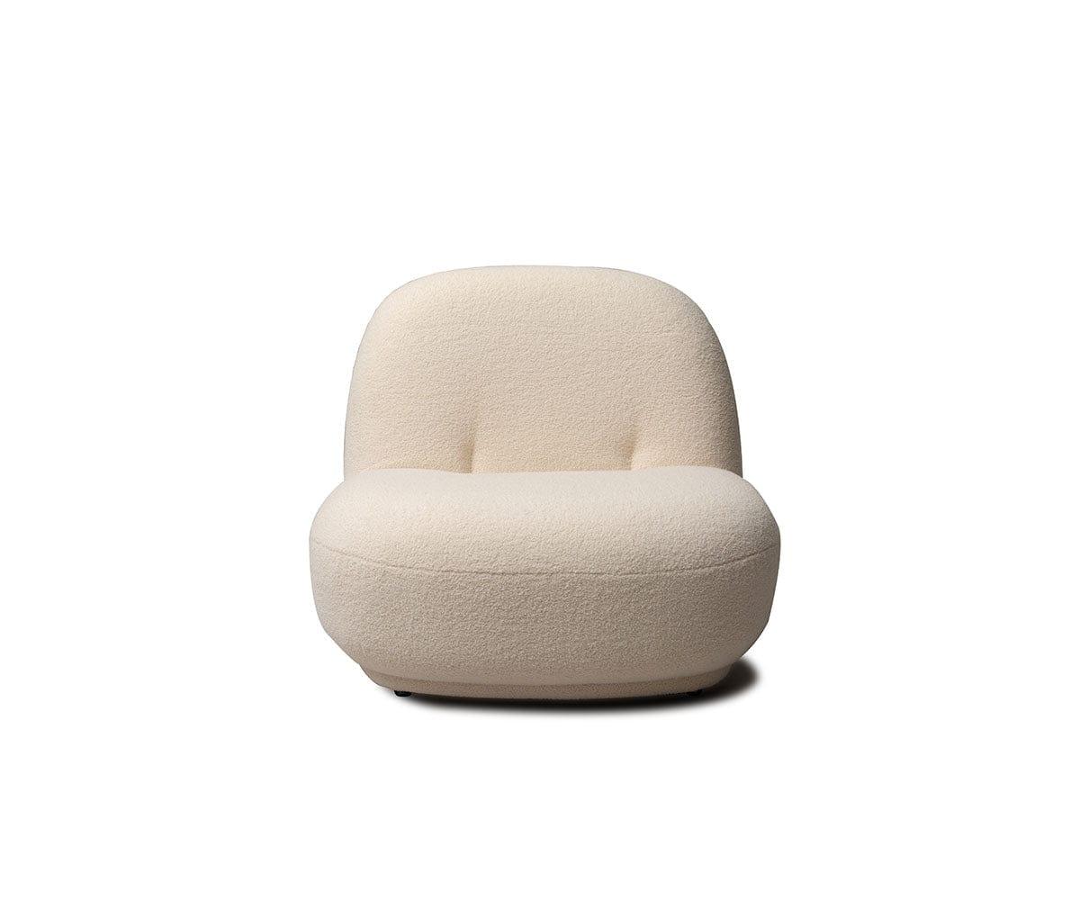 Zoey Lounge Chair Cream Boucle - Scandinavian Designs (49139238338854)