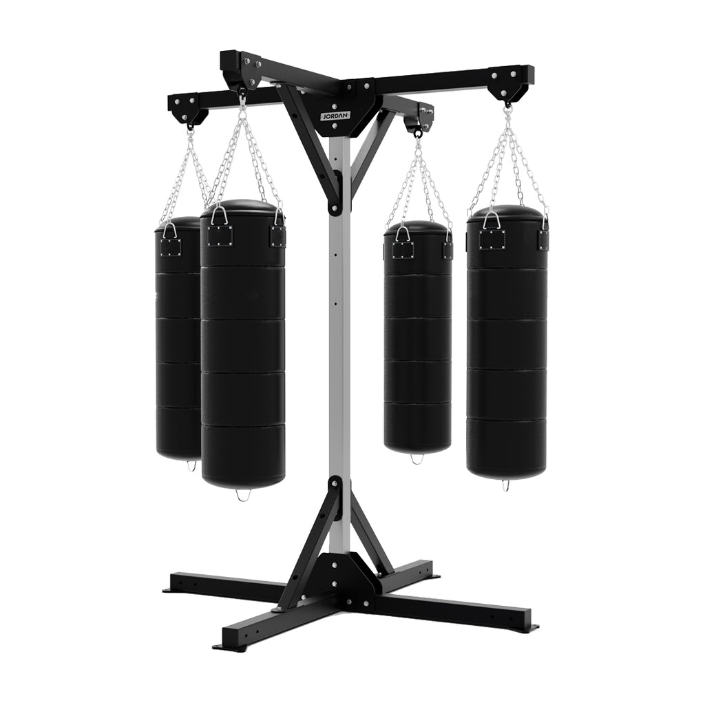 Jordan Ultimate 4 Station Boxing Frame (punchbags not included) (4 Bag Arms)