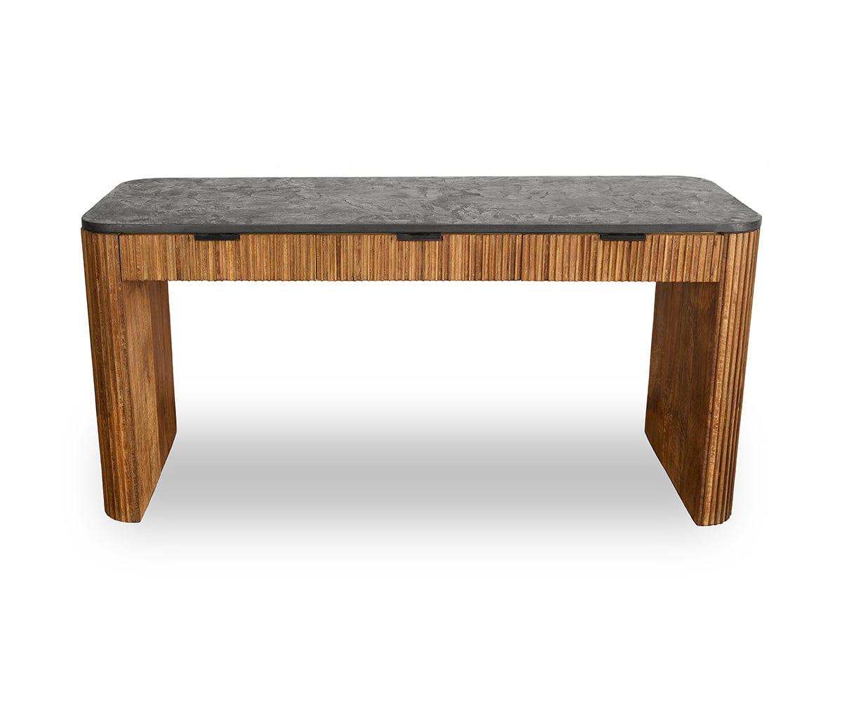 Taavi Desk Natural Teak - Scandinavian Designs (49139694174502)