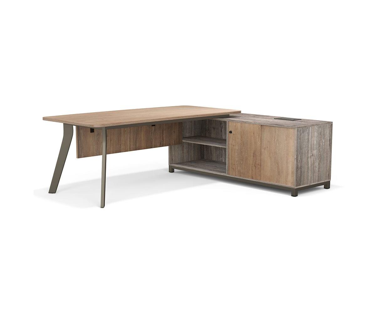 Slater Desk with Storage Return (49139693158694)