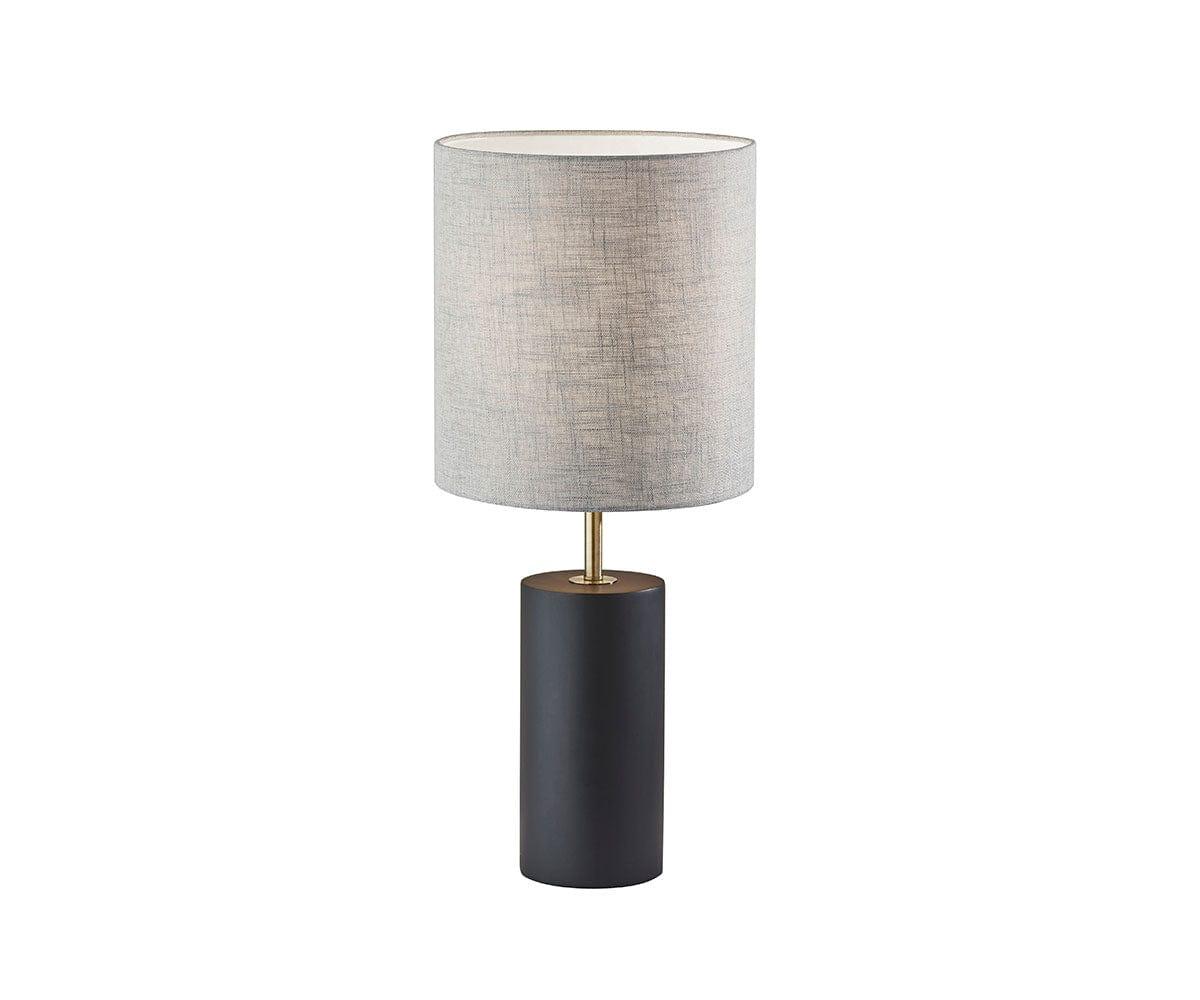 Ash Table Lamp Black/Brass - Scandinavian Designs (49139354075430)