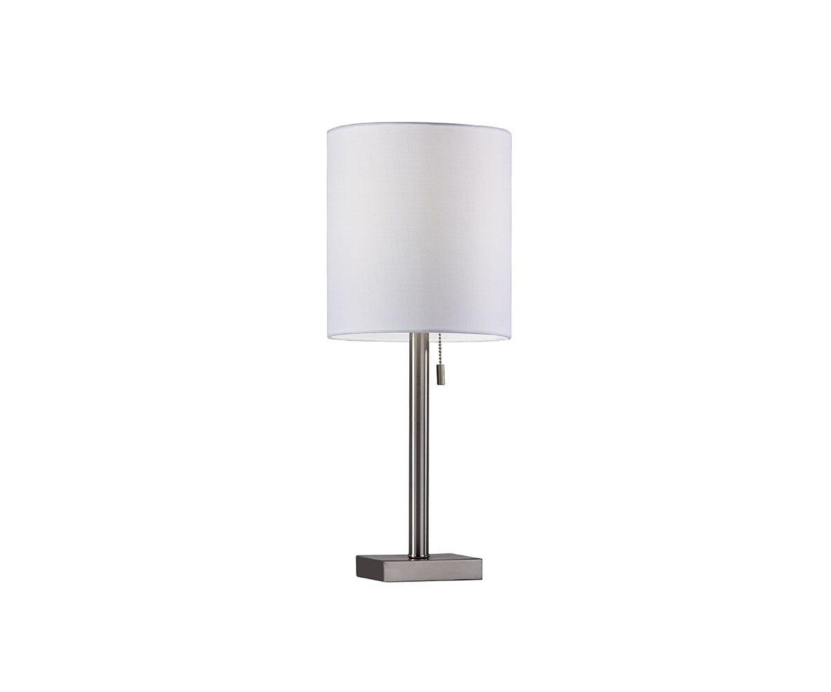 Cara Table Lamp Brushed Steel - Scandinavian Designs (49139340935462)