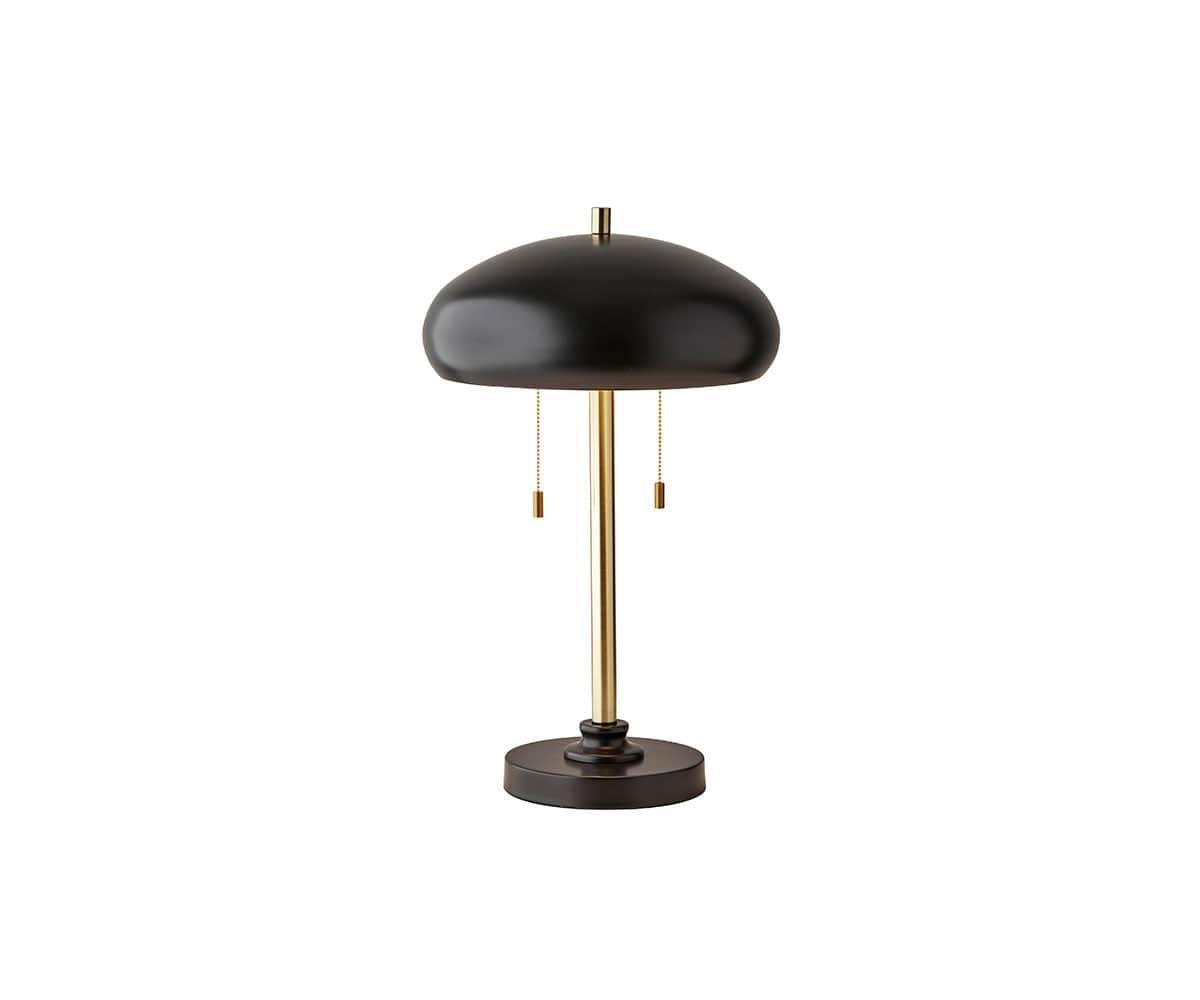 Darius Table Lamp Gold/Black - Scandinavian Designs (49139361317158)