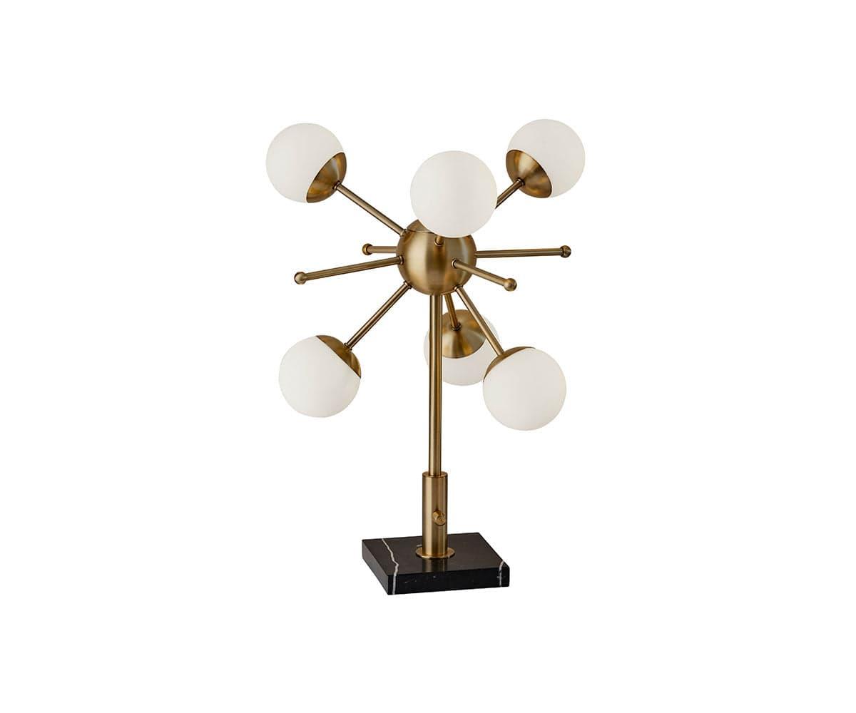 Wells Table Lamp Black/Brass - Scandinavian Designs (49139362234662)