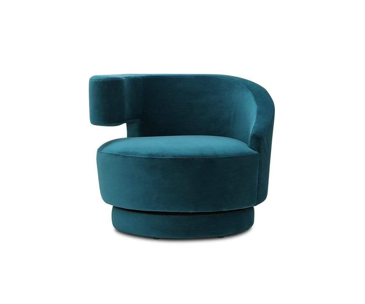 Wynne Swivel Chair Teal DS1862-C28 - Scandinavian Designs (49139174932774)