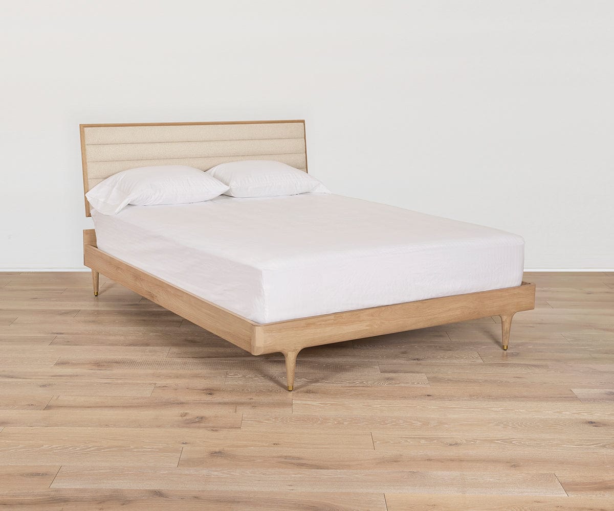 Hendrick Bed - White Oak (49139321766182)