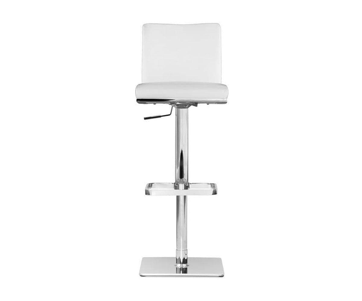 Alma Adjustable Counter and Bar Stool WHITE - Scandinavian Designs (49139484426534)