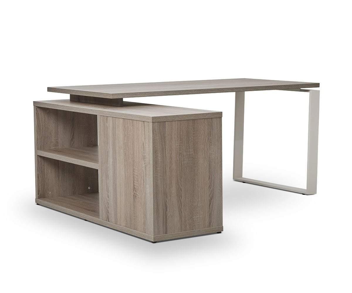 Gammel Desk with Reversible Storage Return (49139670712614)