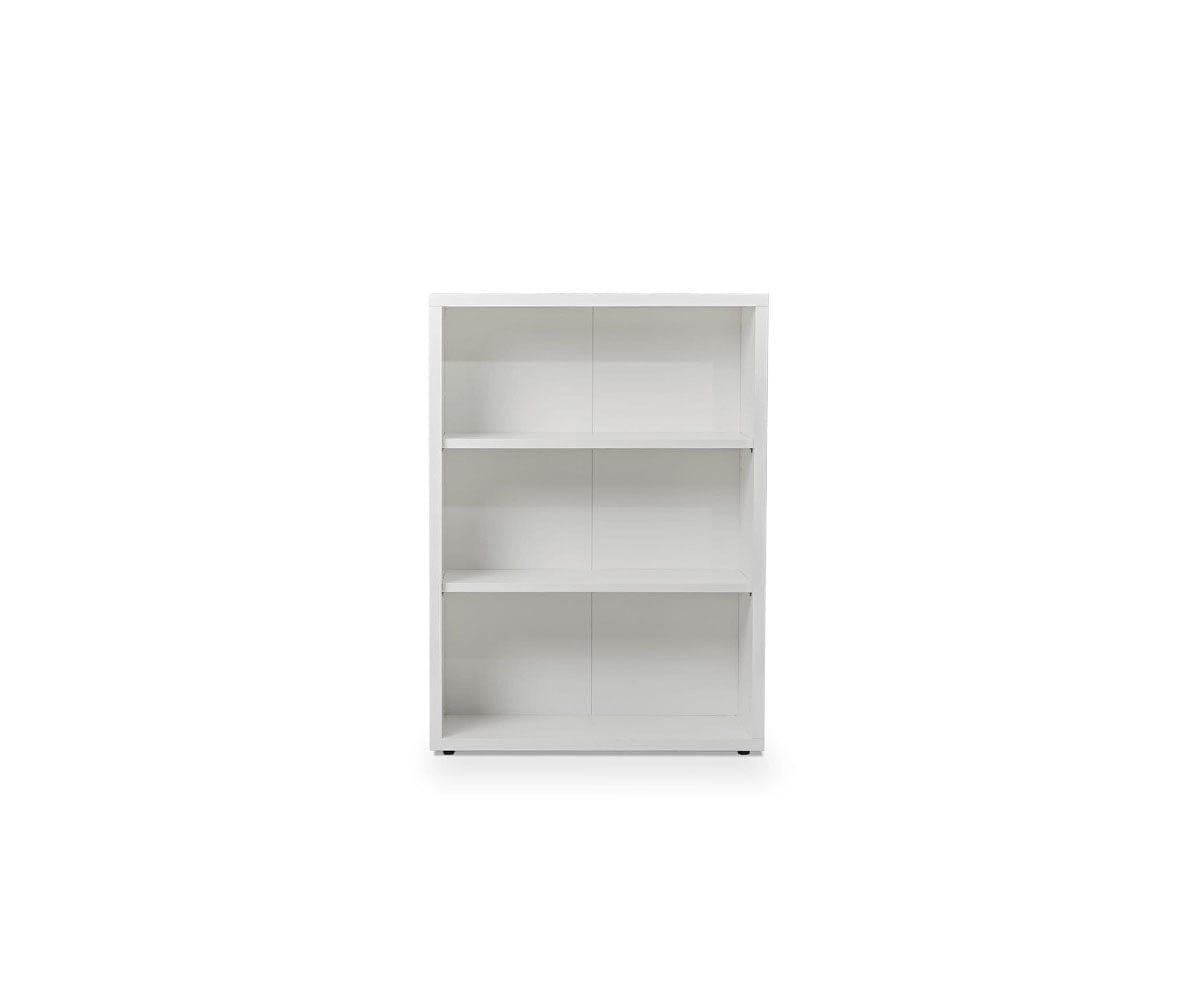 Gammel Low Bookcase - White WHITE - Scandinavian Designs (49139407388966)