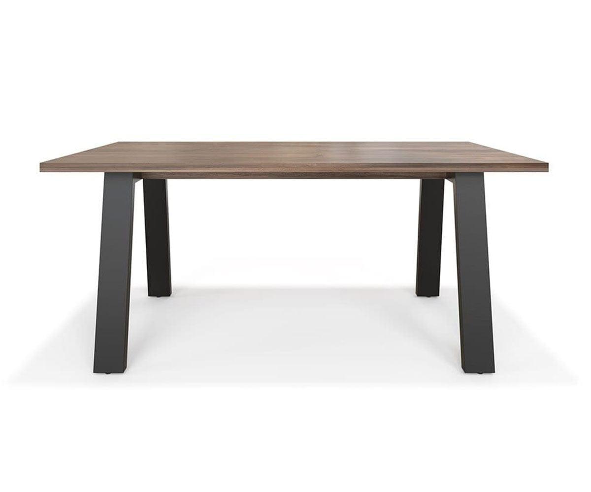 Arren 67" Desk Walnut Melamine/Black - Scandinavian Designs (49139685687590)