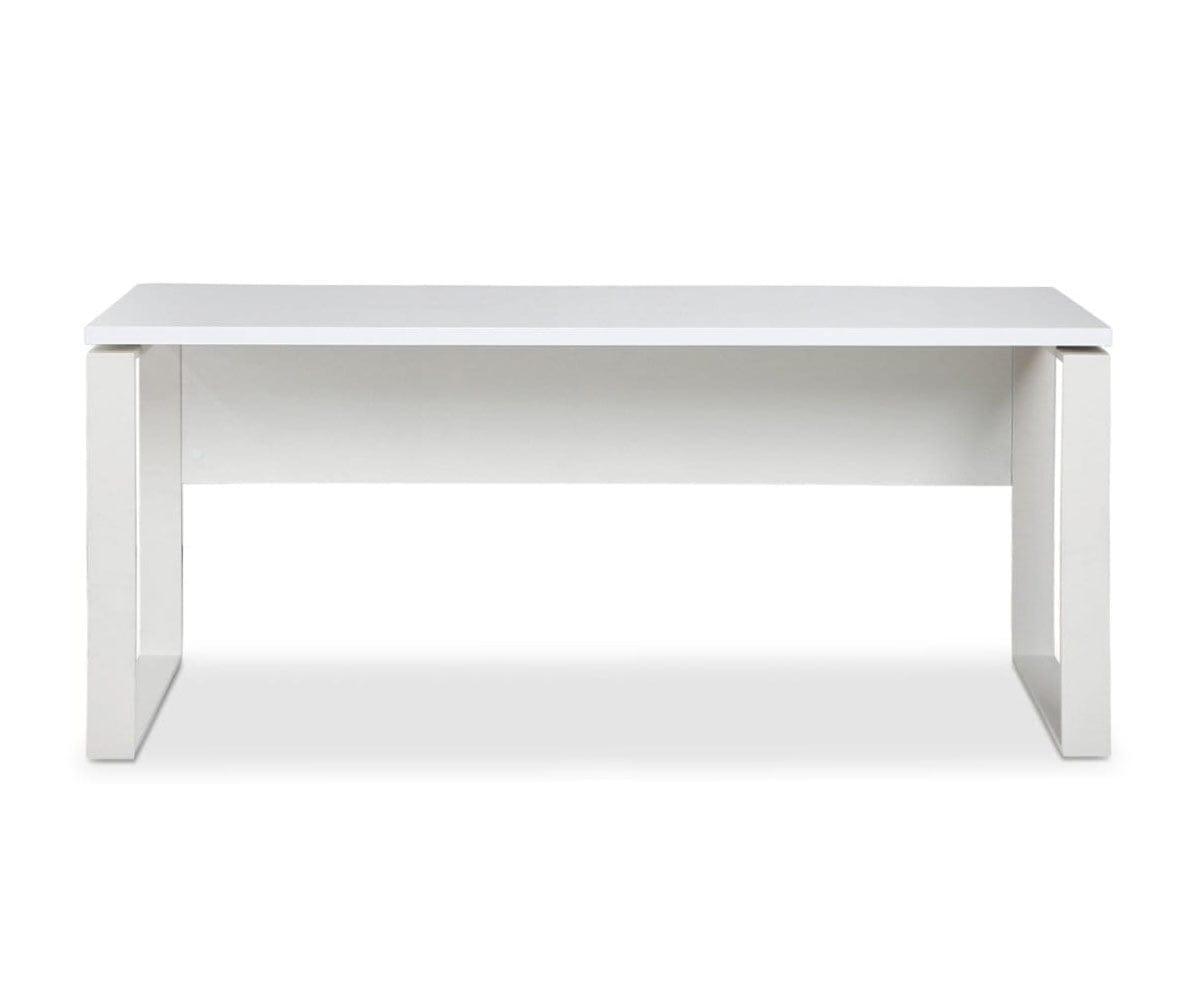 Gammel 67" Desk - White White - Scandinavian Designs (49139674808614)