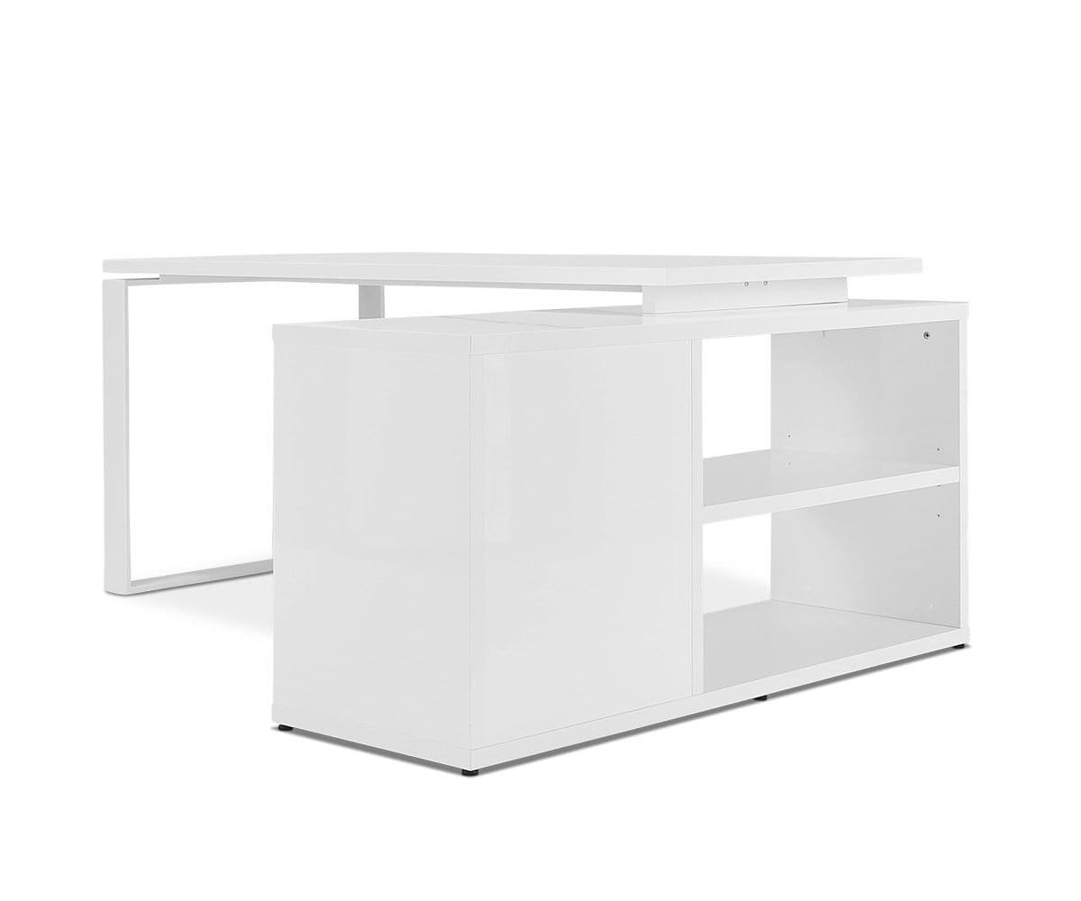 Gammel Desk With Reversible Return - White (49139676643622)