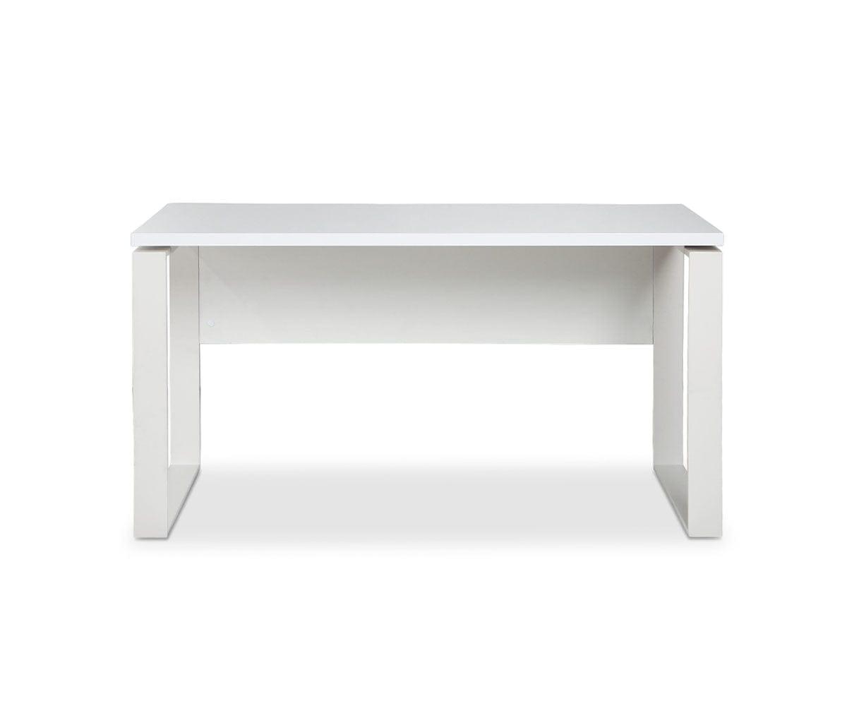 Gammel 55" Desk - White White - Scandinavian Designs (49139672613158)