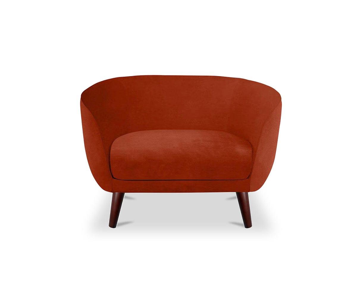 Jessa Accent Chair Rust - Scandinavian Designs (49139242205478)