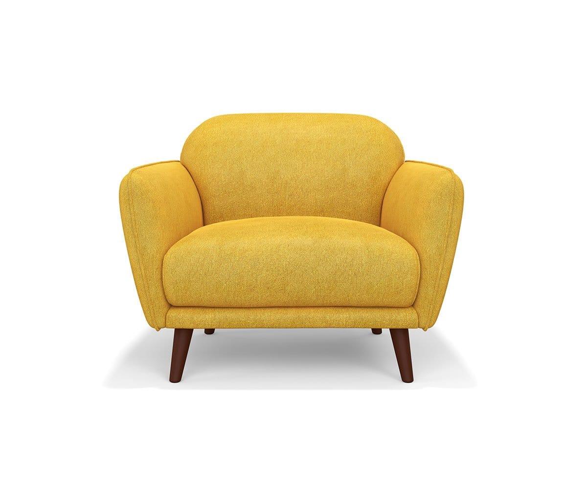 Denii Accent Chair Mustard Yellow - Scandinavian Designs (49139164184870)