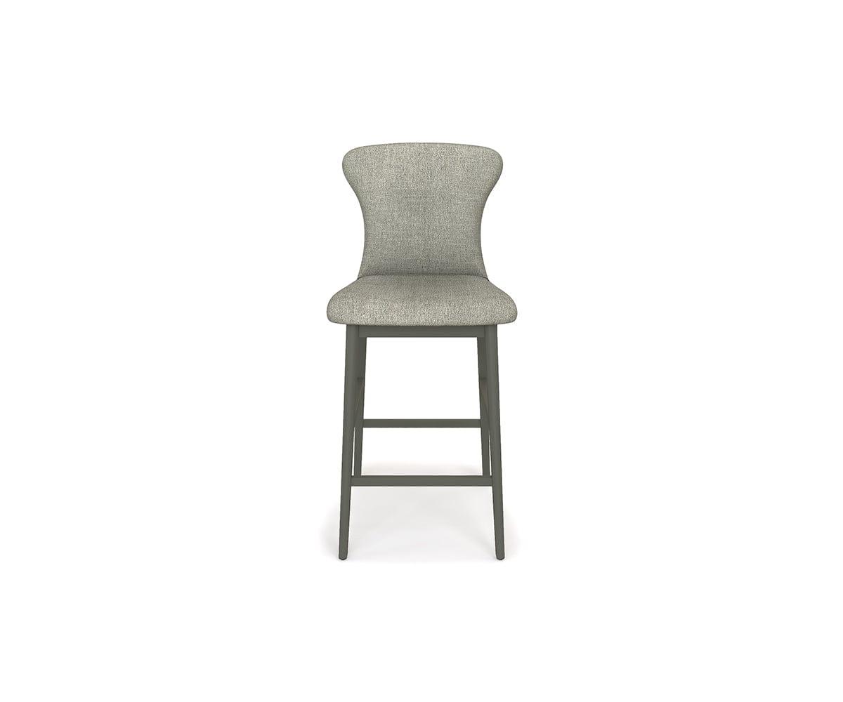 Slater High Bistro Chair Slate Grey Driftwood - Scandinavian Designs (49139497402662)