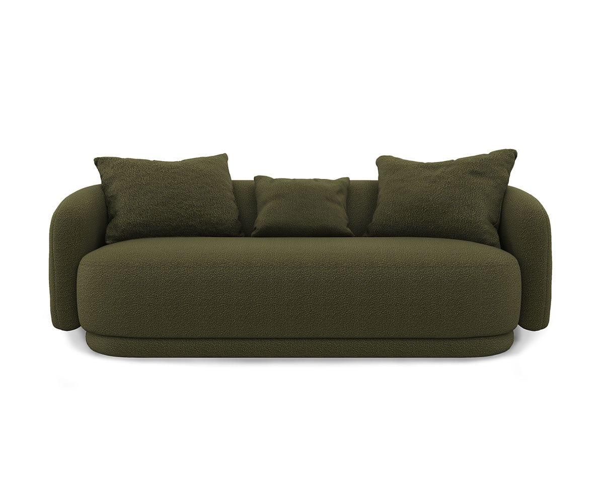 Ellie Sofa Olive Boucle - Scandinavian Designs (49139631259942)