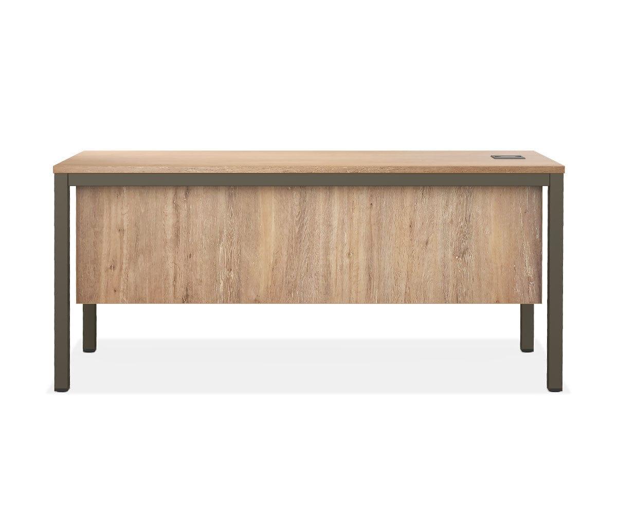 Slater 63" Desk Oak Driftwood - Scandinavian Designs (49139692273958)