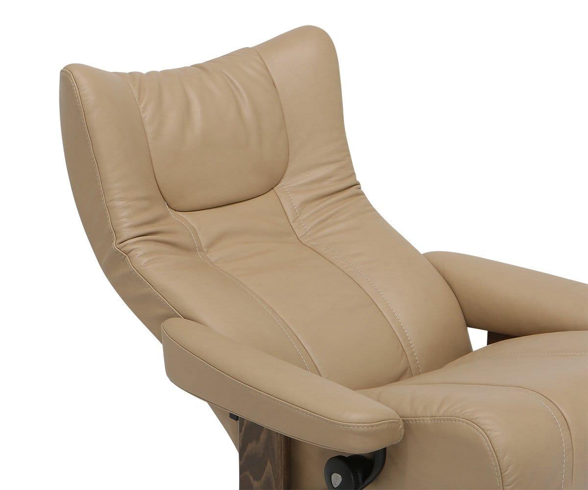 Stressless® Wing Power Leg & Back Recliner (49139207504166)