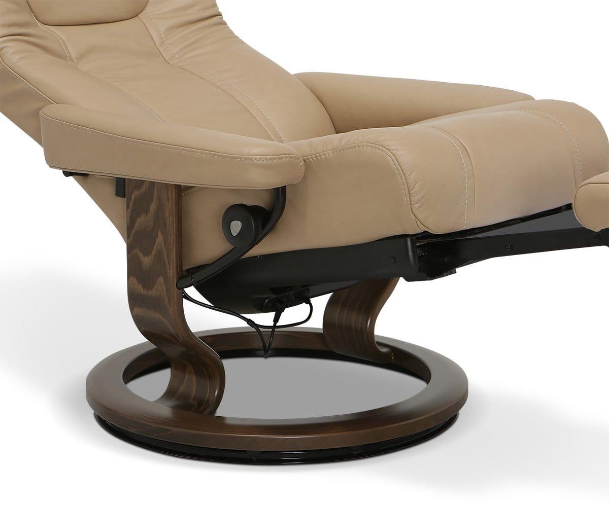 Stressless® Wing Power Leg & Back Recliner (49139207536934)