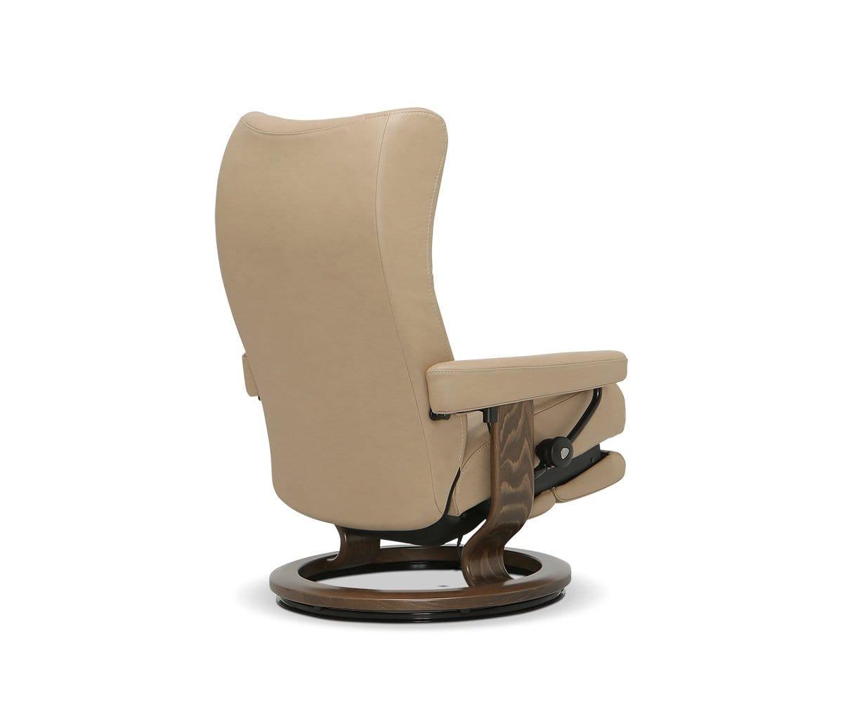 Stressless® Wing Power Leg & Back Recliner (49139207668006)