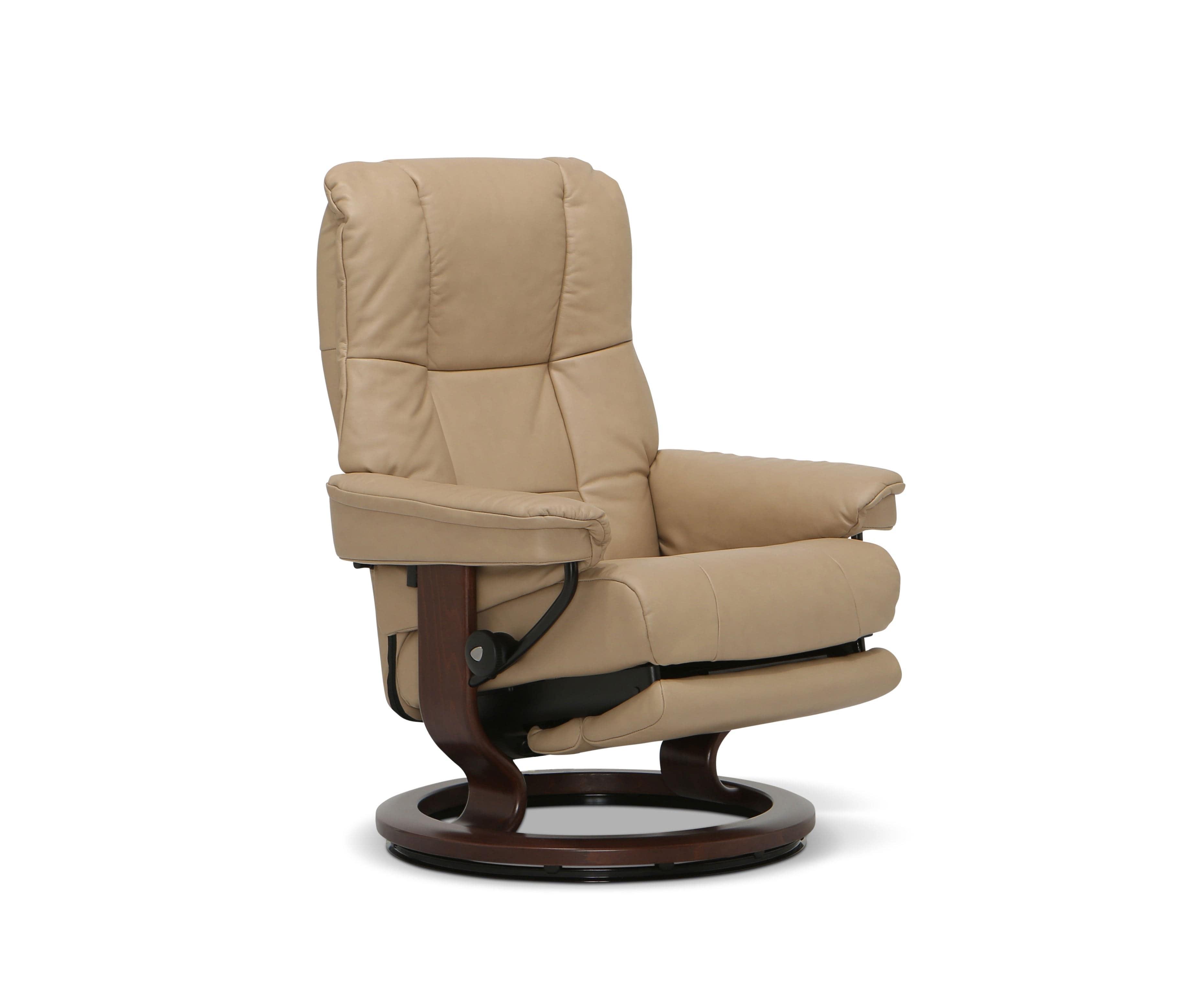 Stressless® Mayfair Power Leg & Back Recliner Medium / Paloma Sand - Scandinavian Designs (49139217432870)