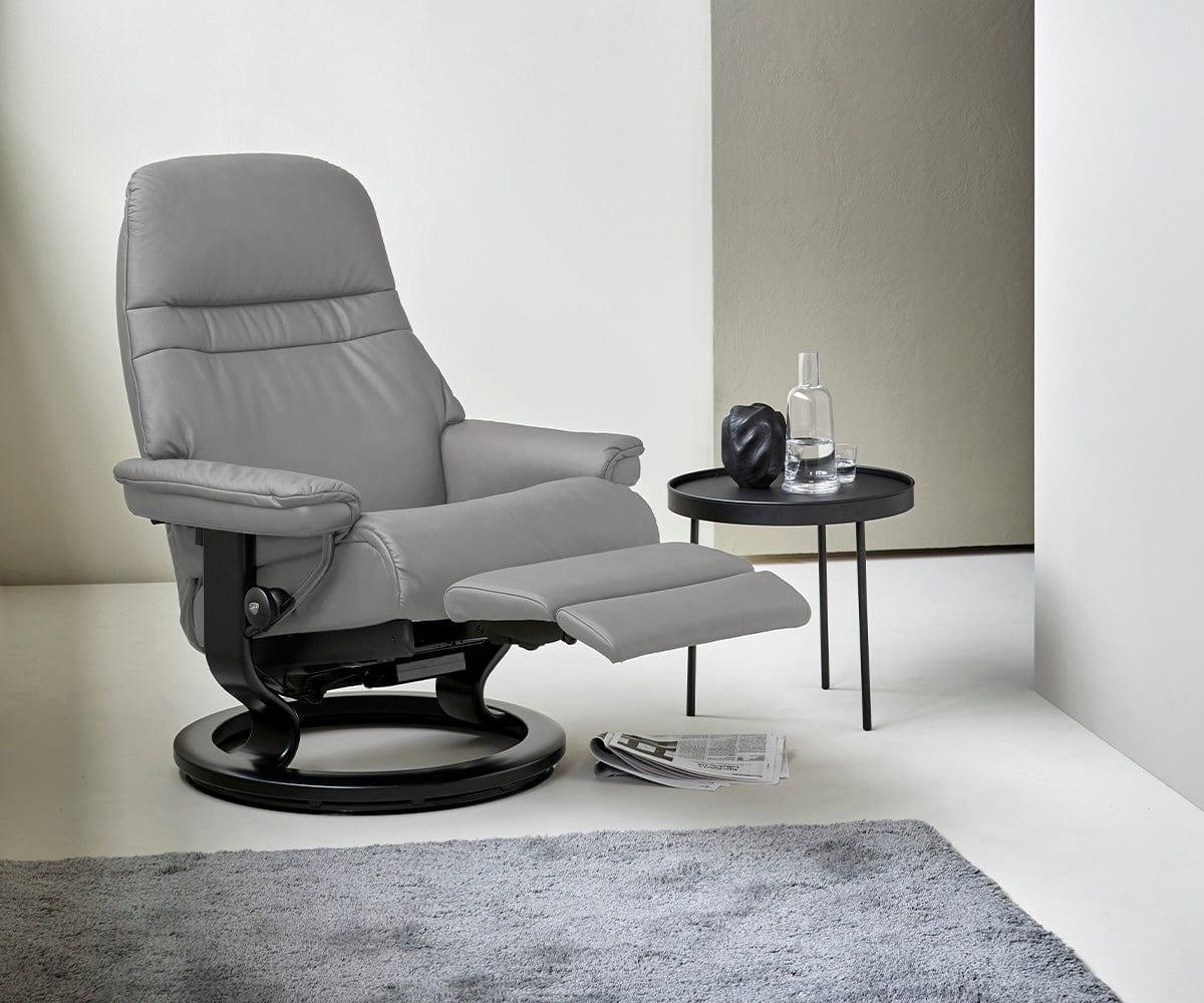 Stressless® Sunrise Power Leg & Back Recliner (49139230343462)