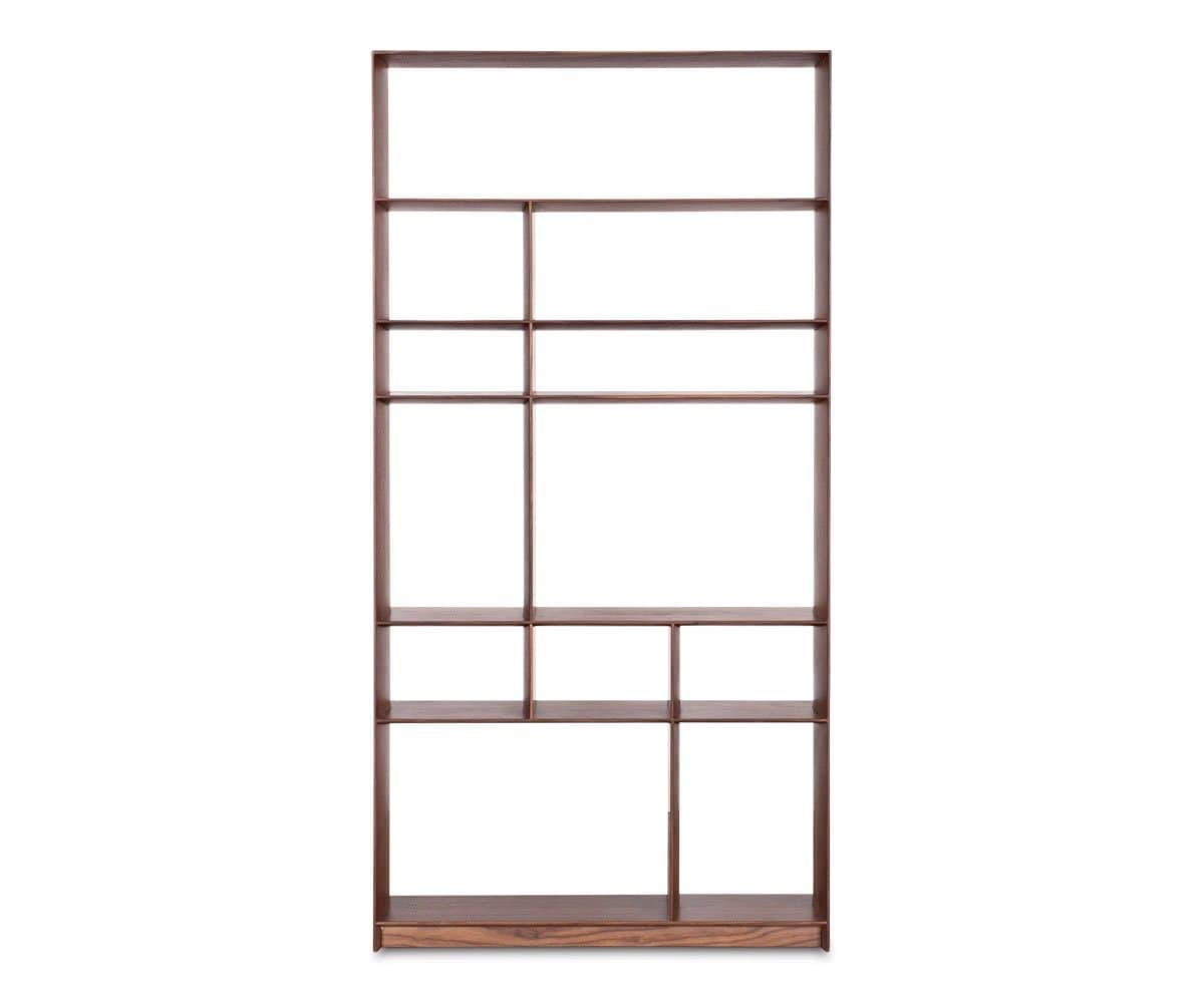 Haldi Bookcase II Walnut - Scandinavian Designs (49139426951462)