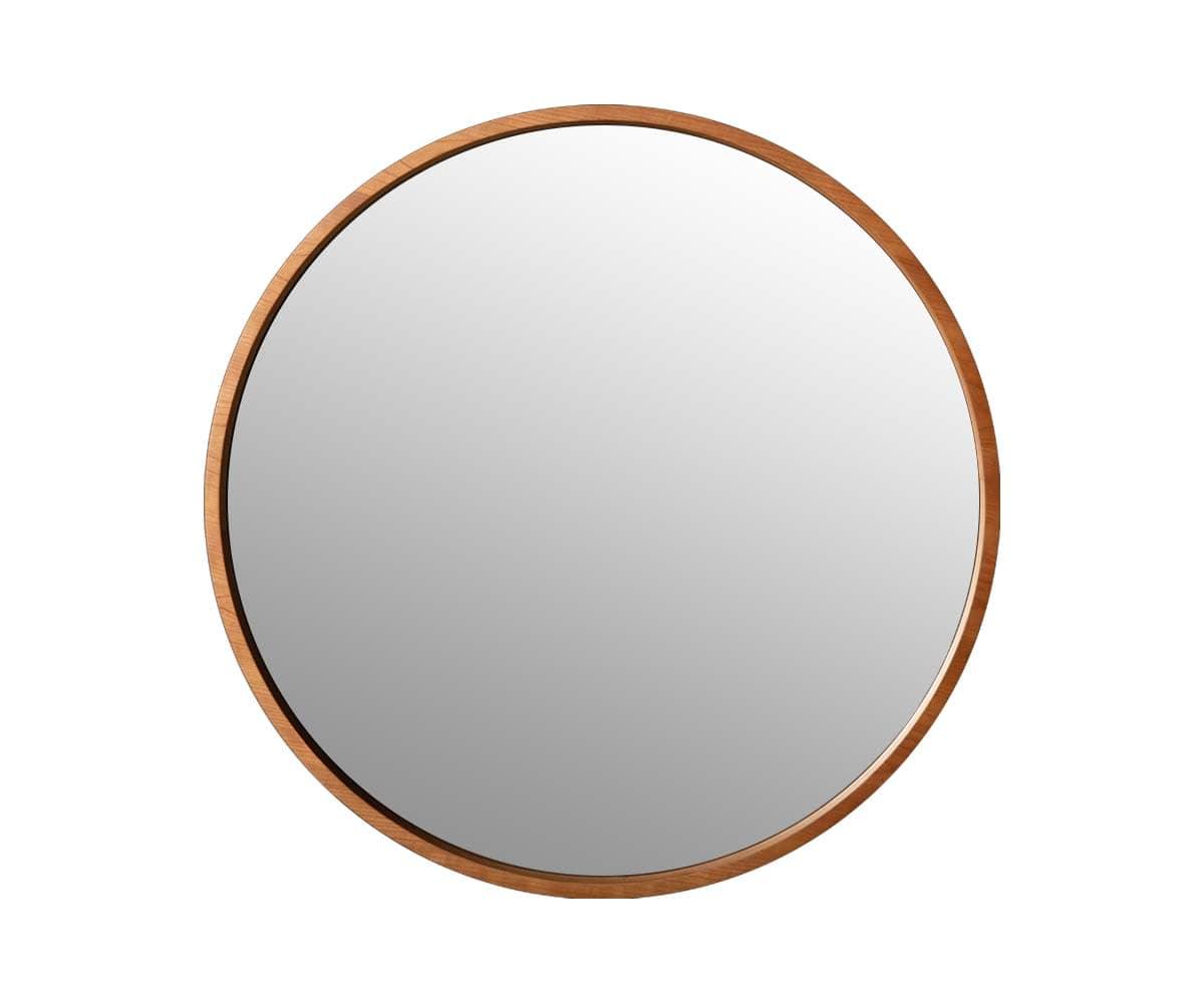 Baptisia 35" Round Mirror Cherry - Scandinavian Designs (49140051280166)