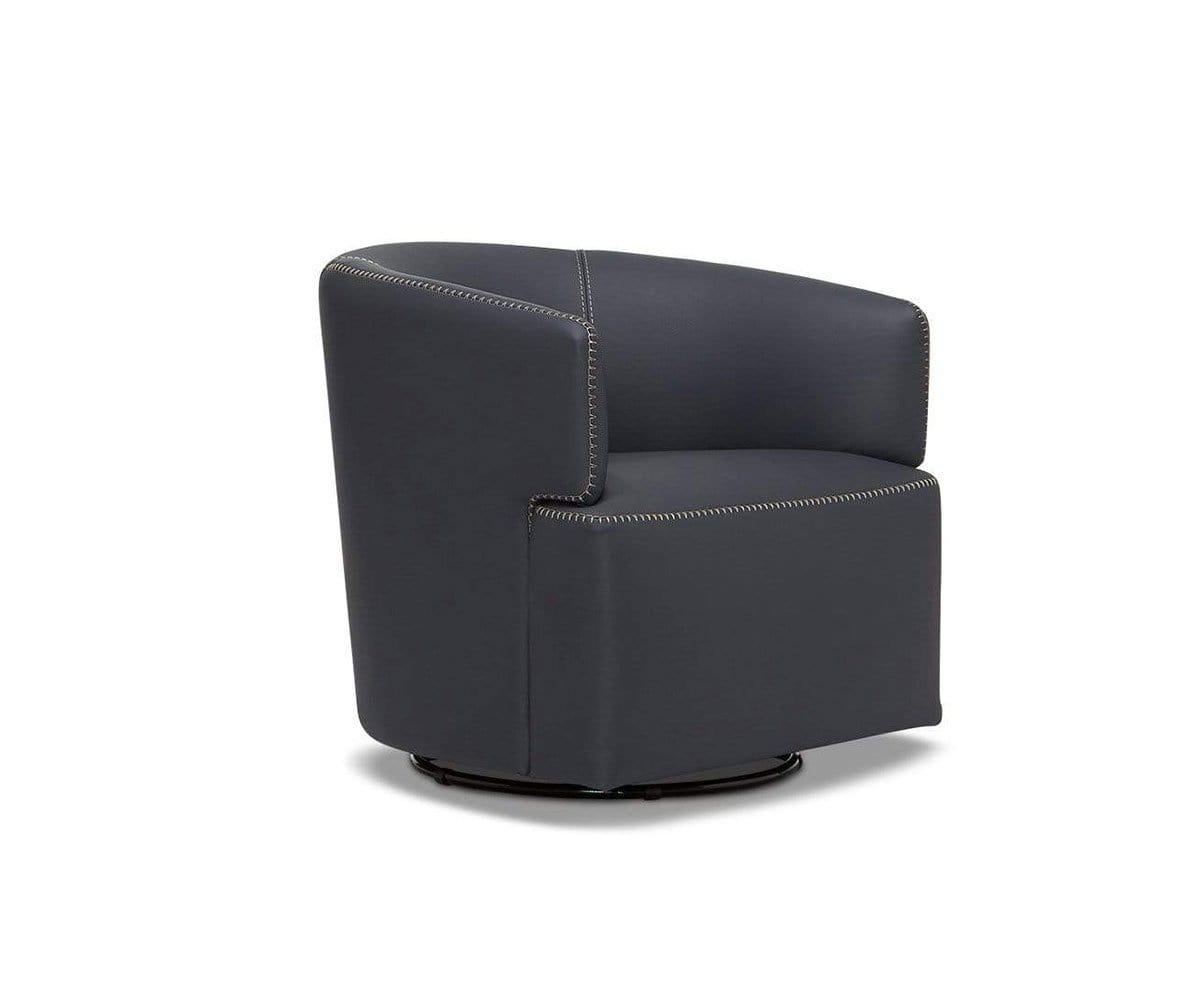 Nicasio Leather Swivel Chair (49139244990758)