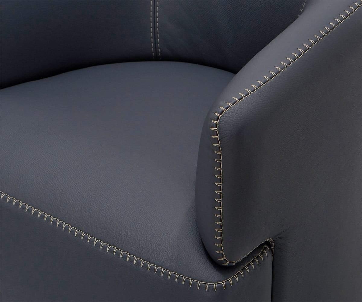 Nicasio Leather Swivel Chair (49139245154598)