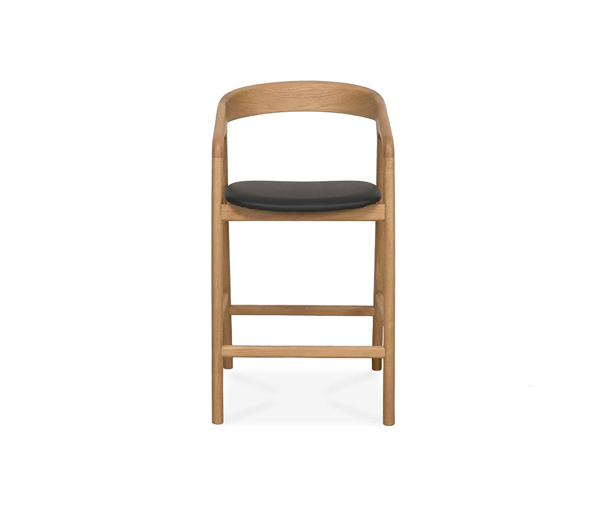 Oleena Counter Stool Black/White Oak - Scandinavian Designs (49139498713382)