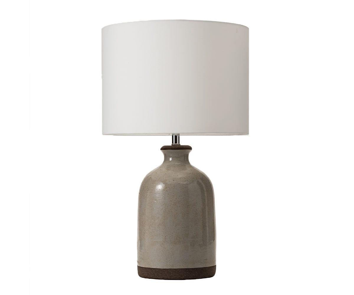 Polished Terracotta Lamp Light Grey - Scandinavian Designs (49139363905830)