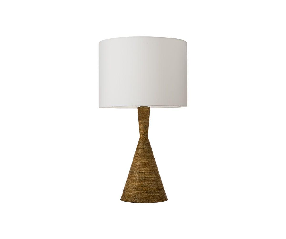 Conical Rope Table Lamp White/natural - Scandinavian Designs (49139364167974)