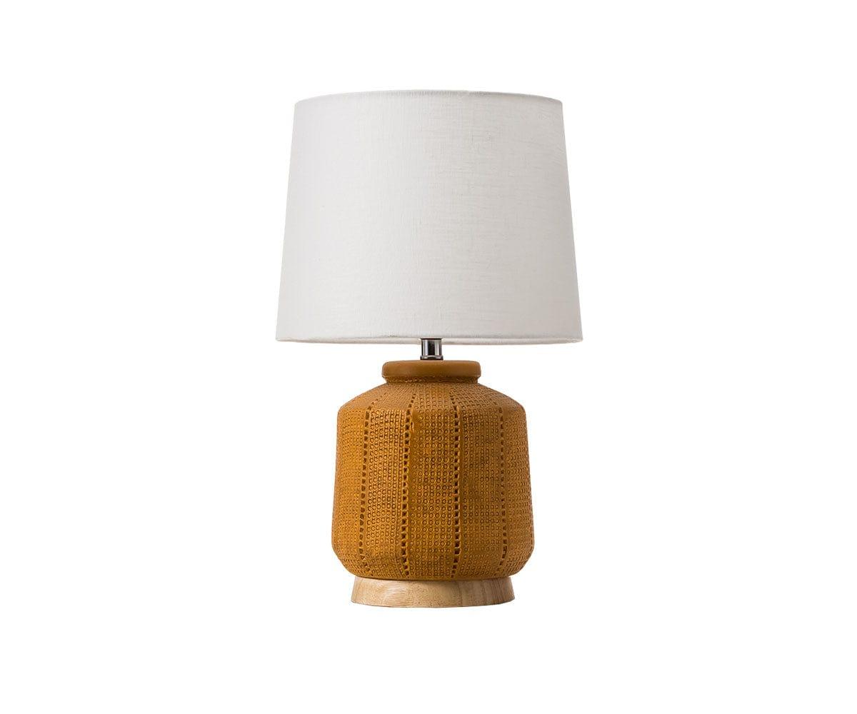 Terracotta Lace lamp Yellow Terracotta - Scandinavian Designs (49139347030310)