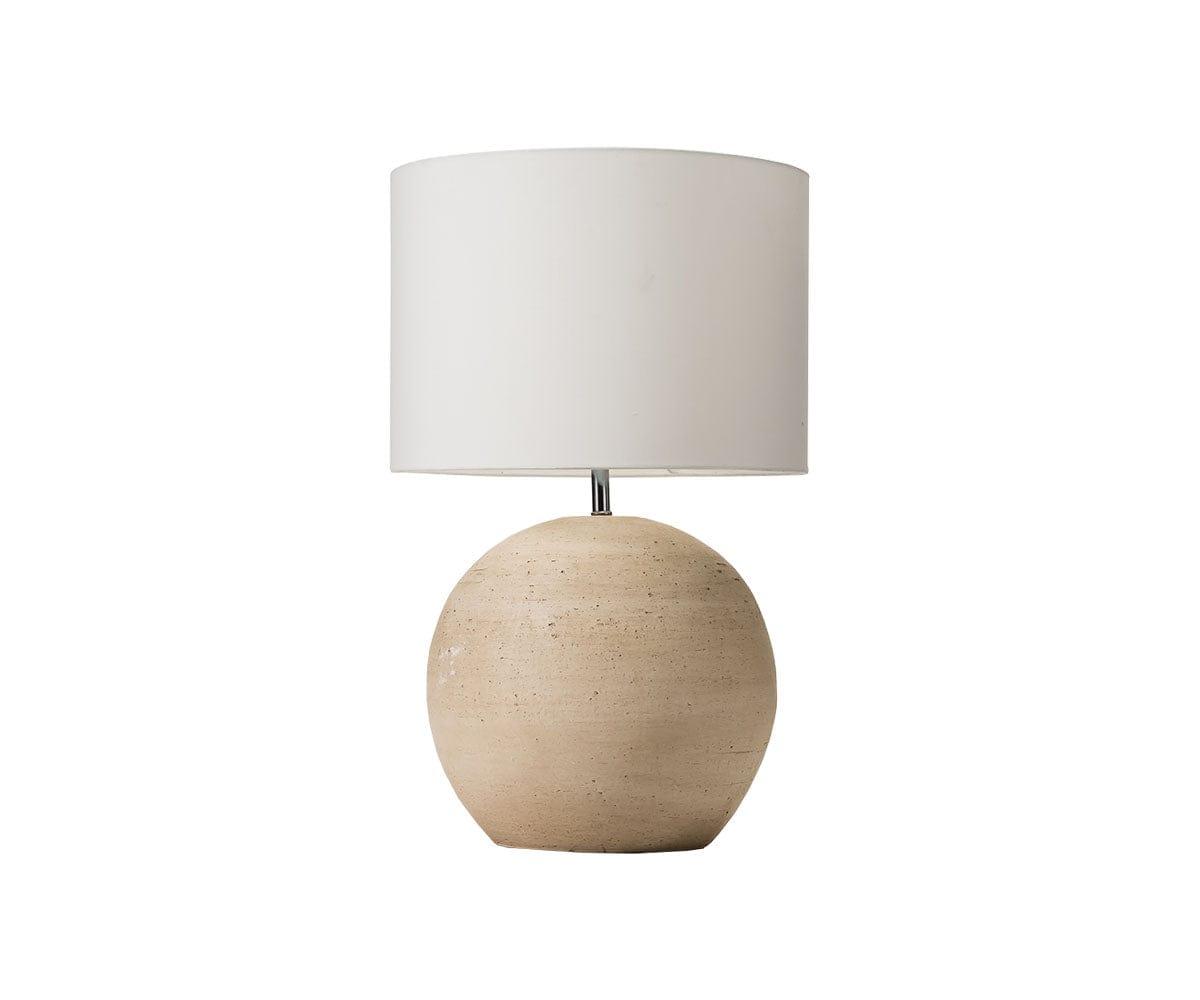 Textured Clay Lamp White / Large - Scandinavian Designs (49139343065382)