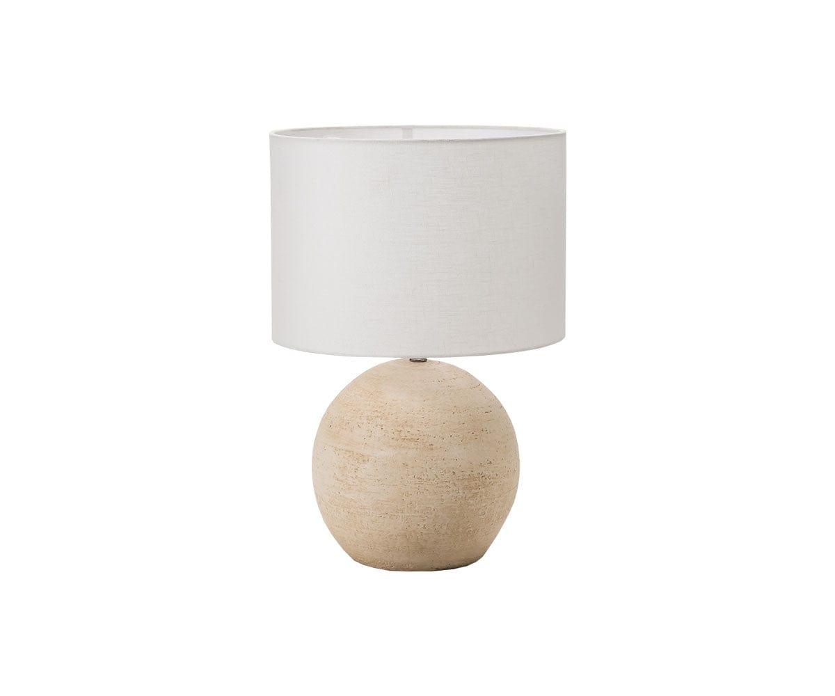 Textured Clay Lamp White / Small - Scandinavian Designs (49139343032614)