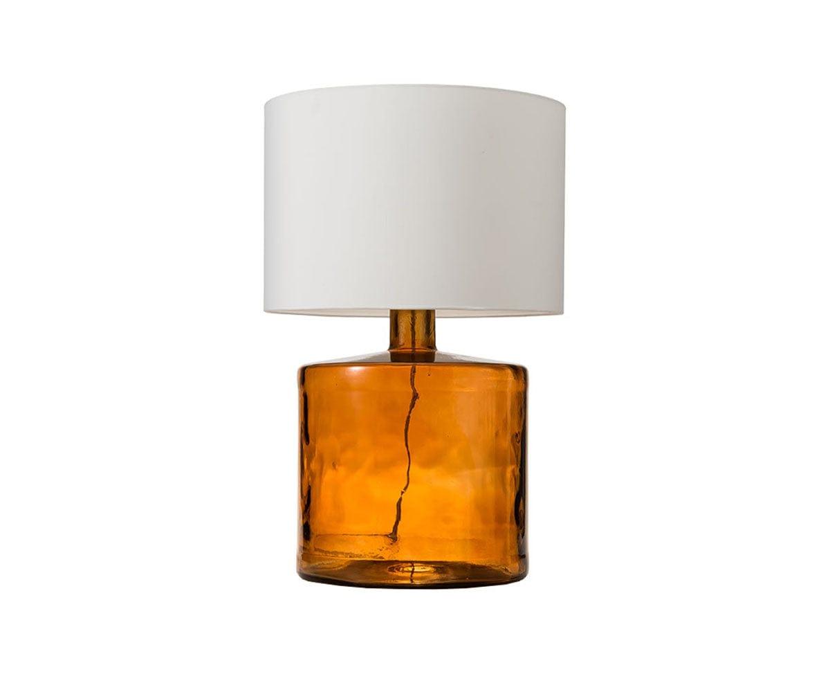 Translucent Glass Lamp - Amber Amber / Large - Scandinavian Designs (49139348504870)