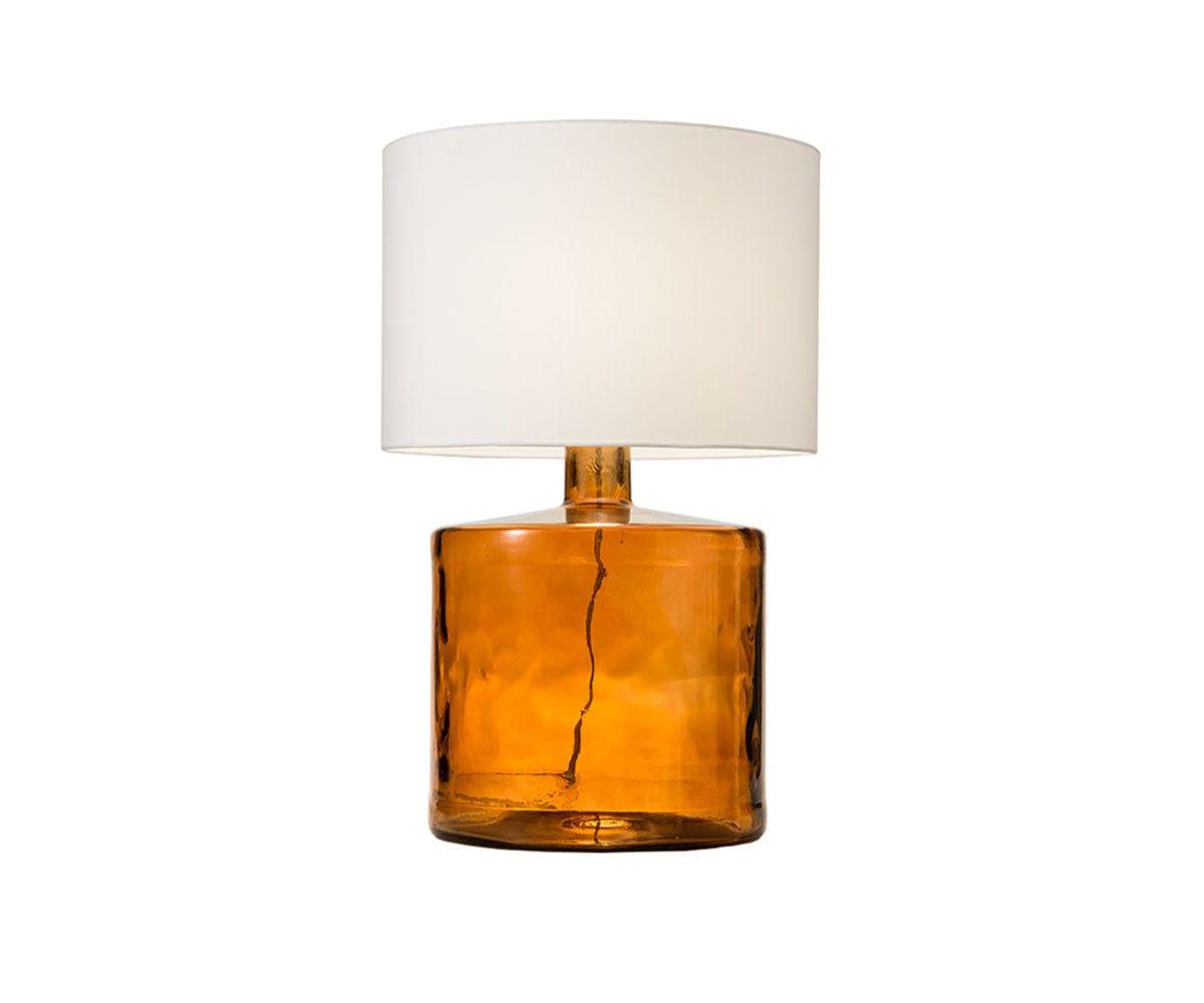 Translucent Glass Lamp - Amber (49139348570406)