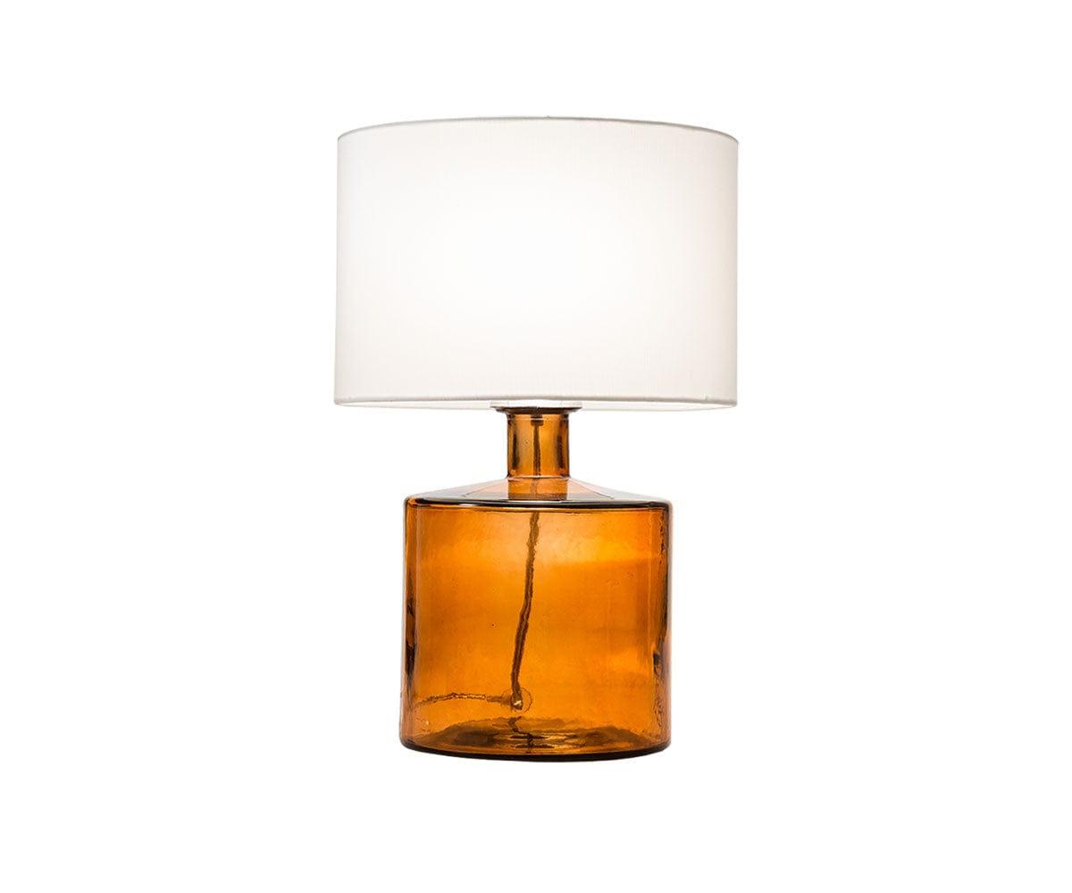 Translucent Glass Lamp - Amber (49139348537638)