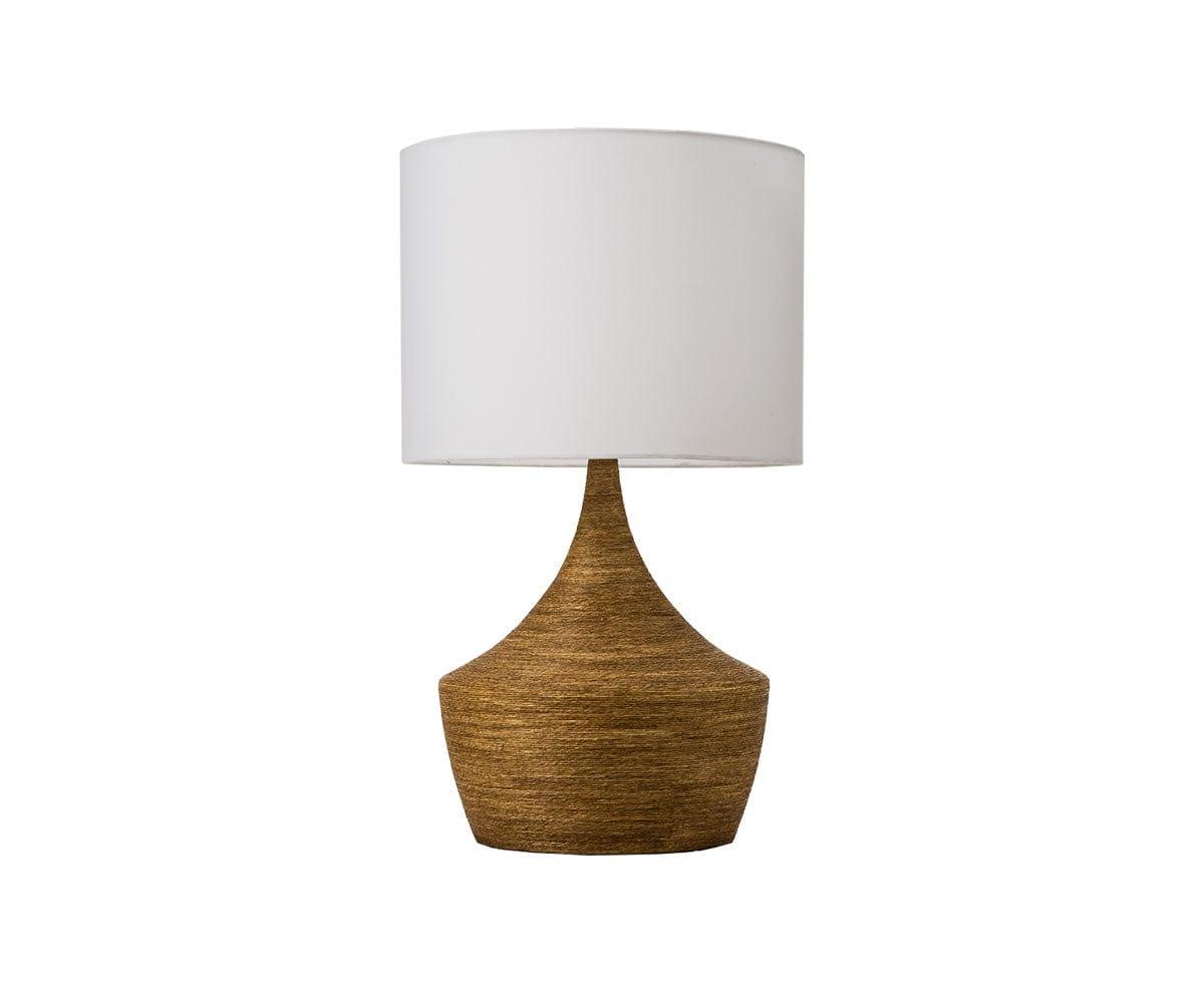 Woven Rope Table Lamp Natural Reed - Scandinavian Designs (49139365413158)