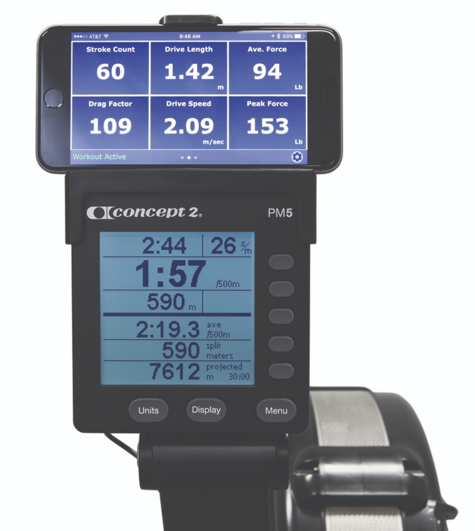 Concept2 Model D Rower with PM5 Monitor (RowErg)