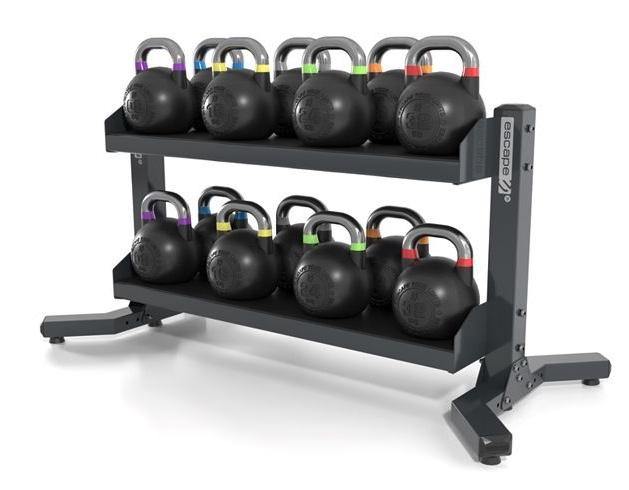 Escape Competition Kettlebell Set With Rigid Rack