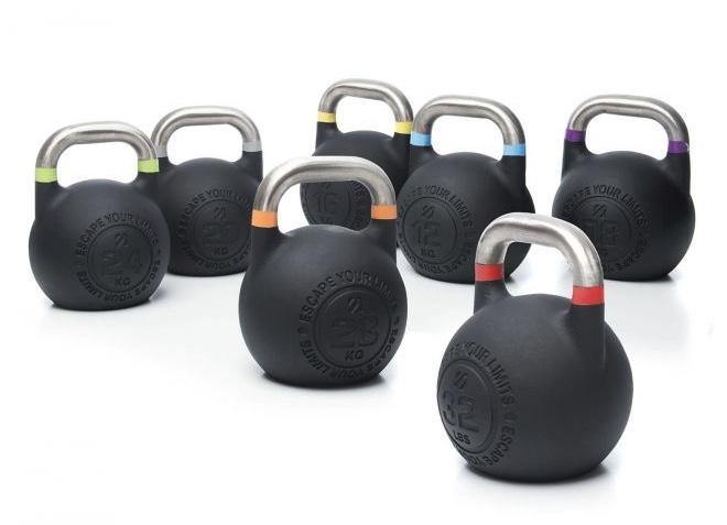 Escape Competition Kettlebell Set With Rigid Rack