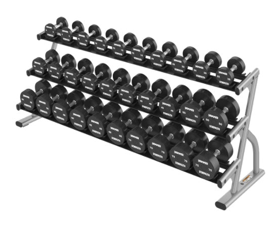 Life Fitness Axiom Series Three Tier Dumbbell Rack