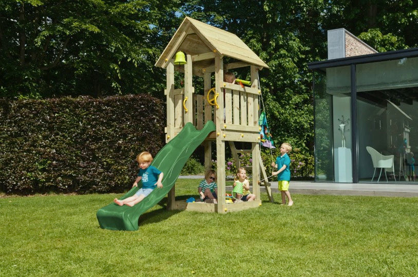 Blue Rabbit Kiosk Wooden Play Tower