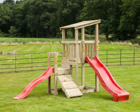 Blue Rabbit Cascade Wooden Play Tower