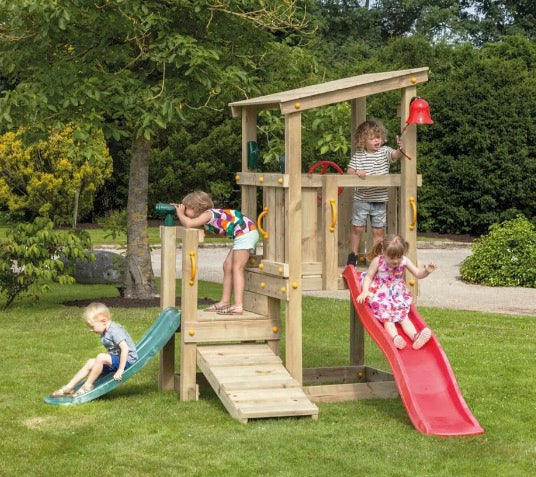 Blue Rabbit Cascade Wooden Play Tower